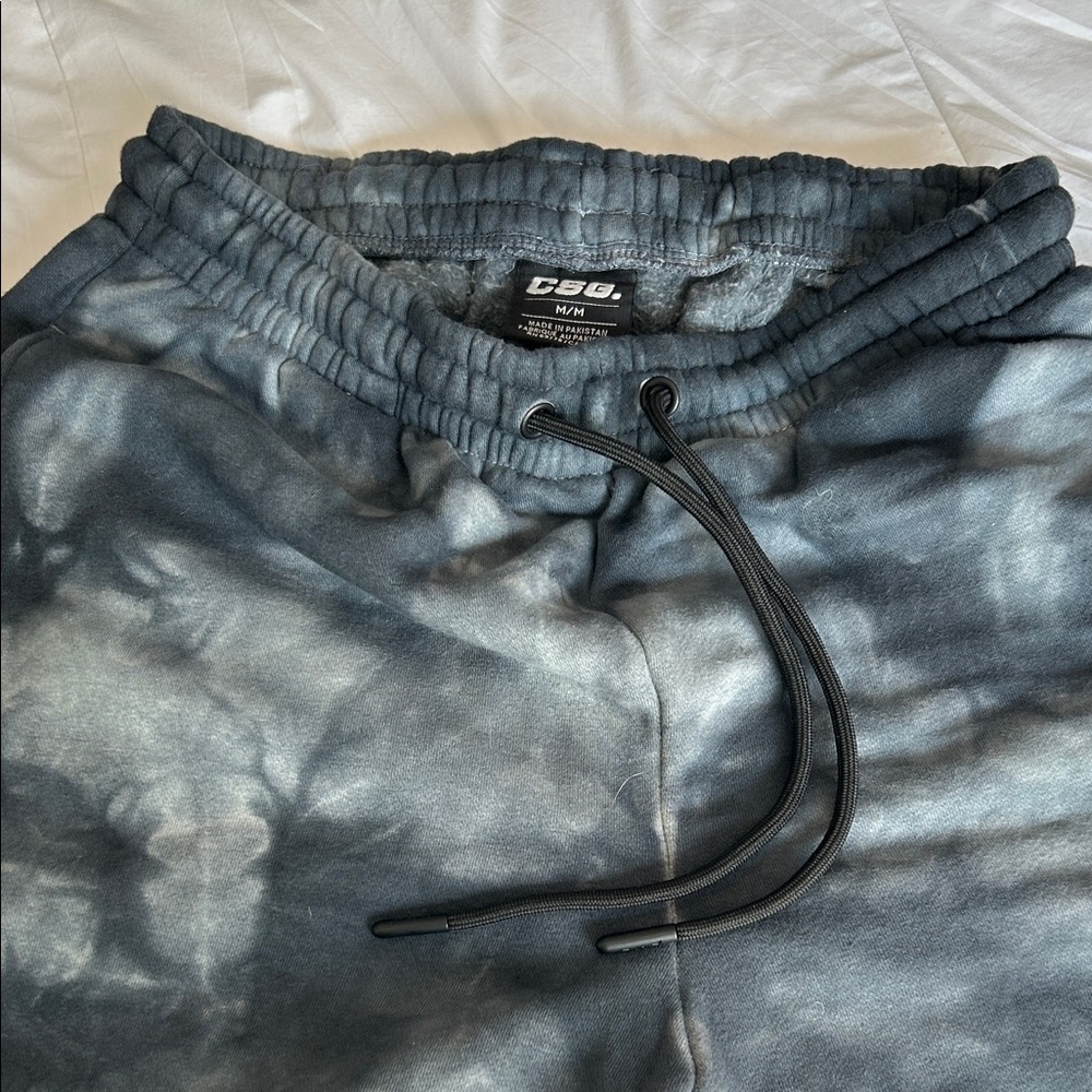 C&C Tie-Dye Joggers - Black and Gray